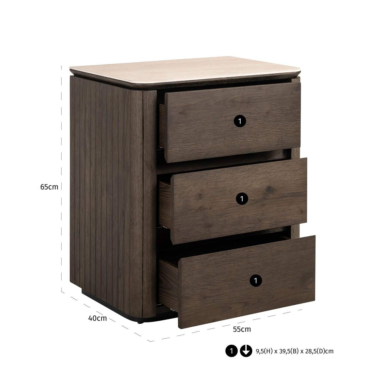 Ritz éjjeliszekrény