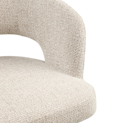 Dining chair Blanca natural fancy fire retardant