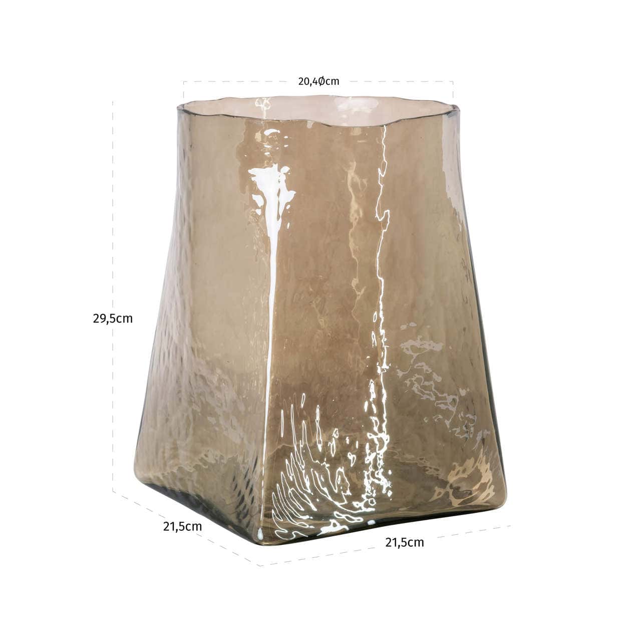 Vase Elara smoke small