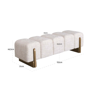 Caleo cream tweed pad