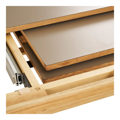 Bowen tölgy bővíthető étkezőasztal 100x220-270-320