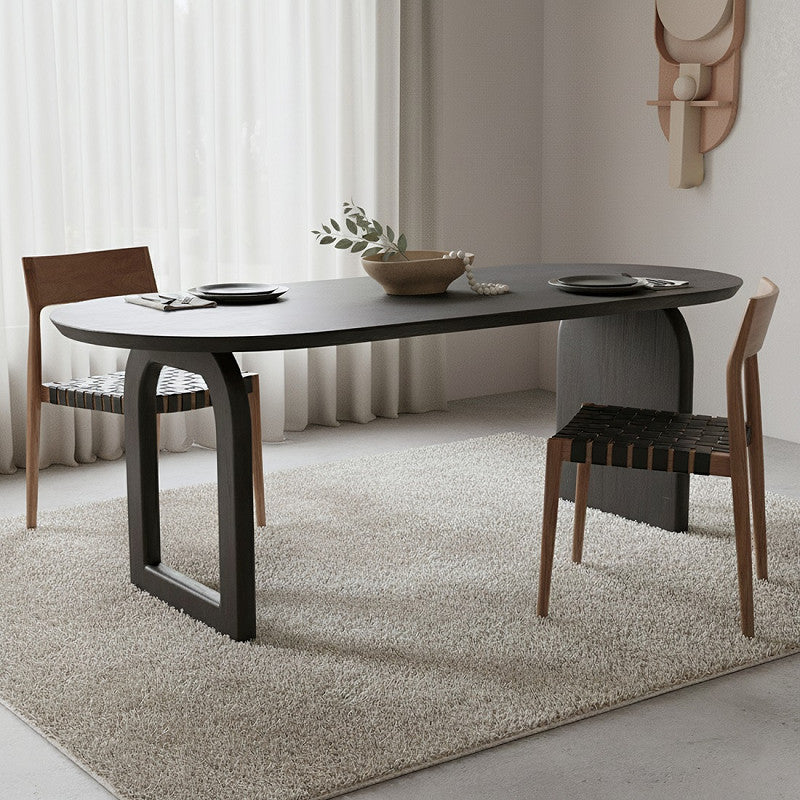 Bullnose ovális étkezőasztal 180/200/240