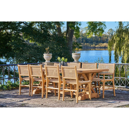 Volos kültéri teak fa asztal
