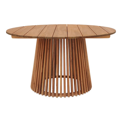 Lorca teak fa kerek étkezőasztal ø120