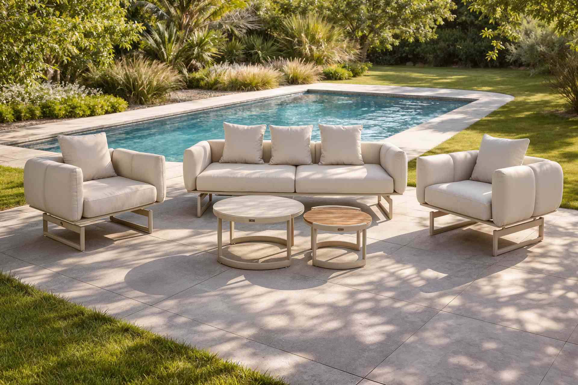 Gala 5 részes kültéri lounge szett
