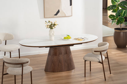 UNI WALNUT bővíthető étkezőasztal 160-200cm