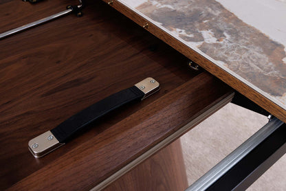 UNI WALNUT bővíthető étkezőasztal 160-200cm
