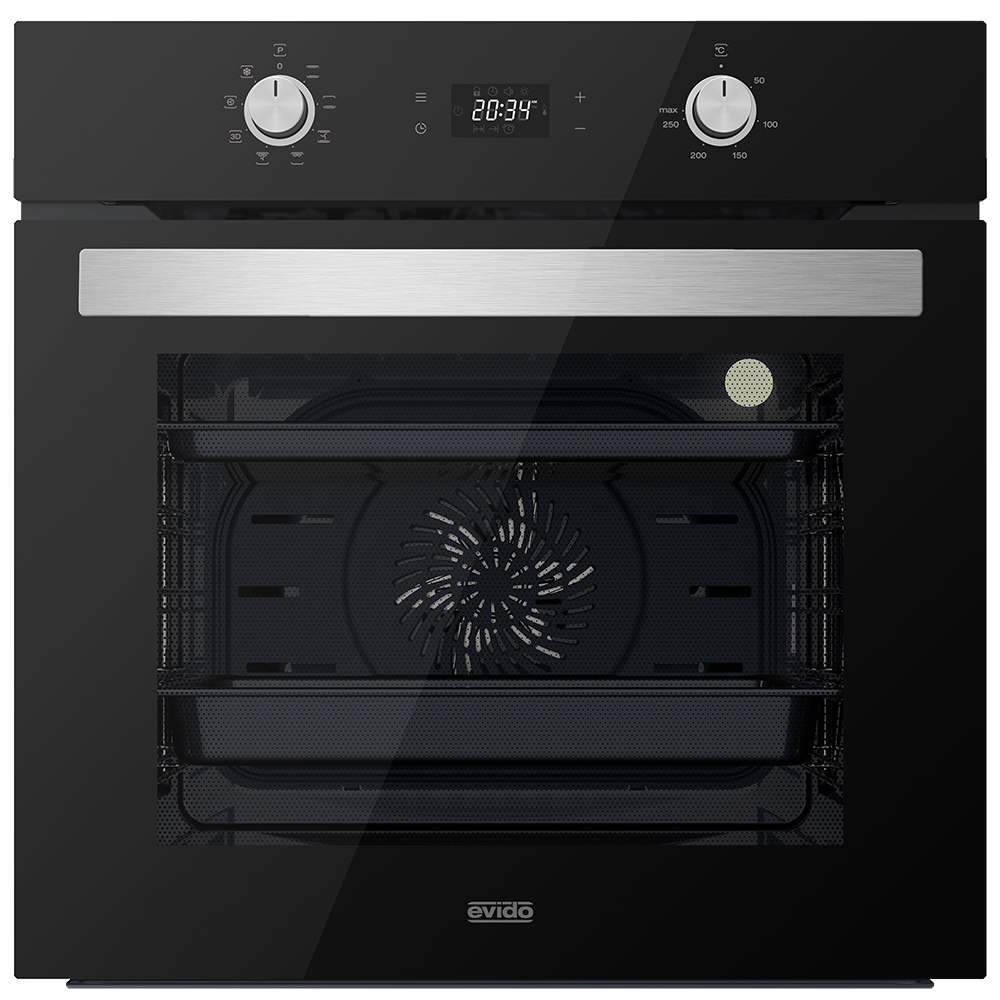 EVIDO LEVEL 60 BX multifunkciós sütő, 60 cm, fekete