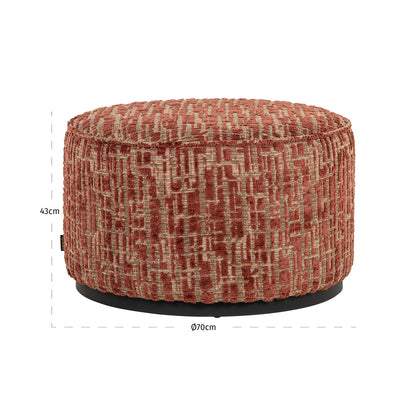 Lexie chevron puff 70Ø