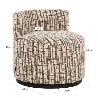 Franny labyrinth fotel