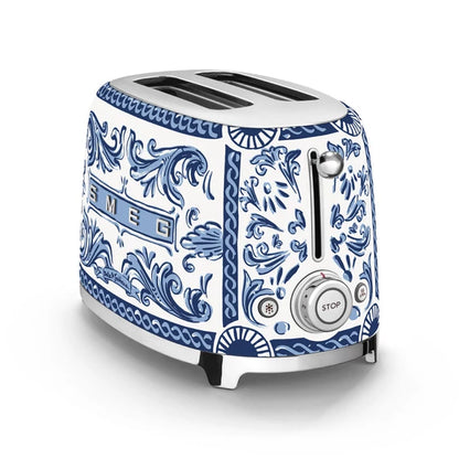 D&G SMEG KENYÉRPIRÍTÓ 2 szeletes, Blu Mediterraneo