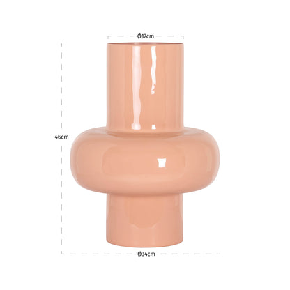 Alison kis lazacszínű váza