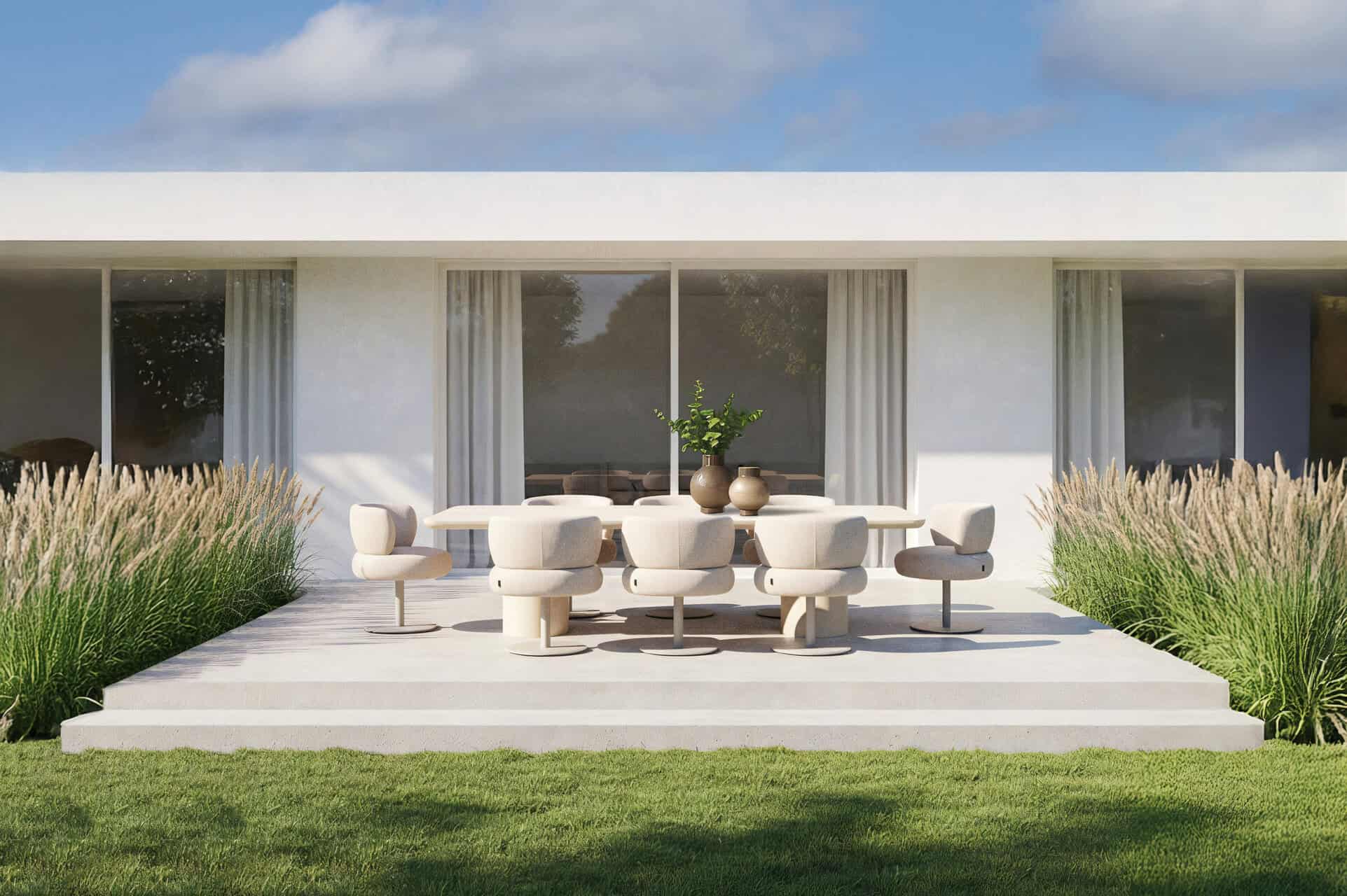 Mason kültéri forgó étkezőszék